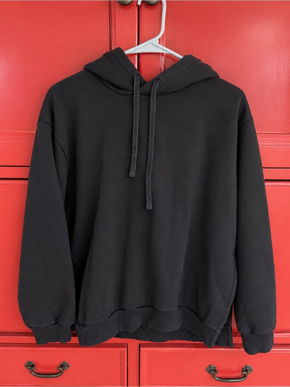 Everlane Black Womens Hoodie Pullover
